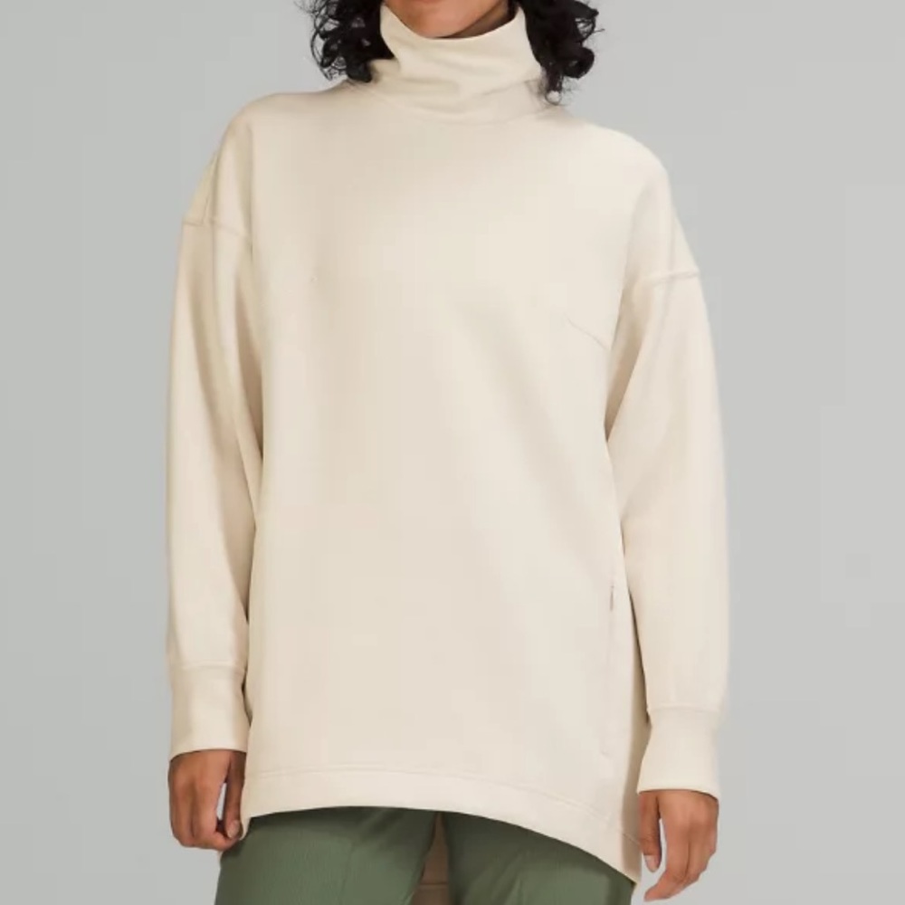 Lululemon Modal-Blend Turtleneck Tunic White Opal